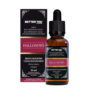 Vadelman siemenöljy - kylmäpuristettu 30 ml kuva