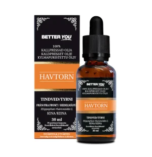 Tyrninmarjaöljy  - kylmäpuristettu 30 ml kuva