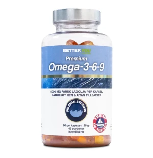 Premium Omega 3-6-9  90 kapselia kuva